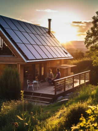 Photovoltaikanlage Holzhaus